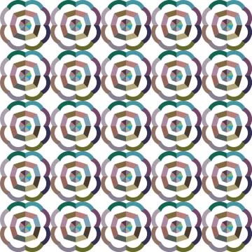 Geometric ornamental vector pattern. Seamless design texture. Illustrazione stock