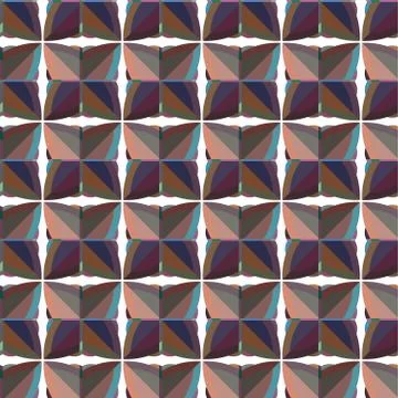 Geometric ornamental vector pattern. Seamless design texture. イラスト素材