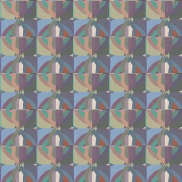 Geometric ornamental vector pattern. Seamless design texture. Stock Illustration