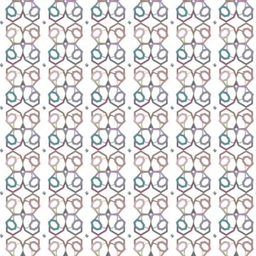 Geometric ornamental vector pattern. Seamless design texture. Stock Illustration