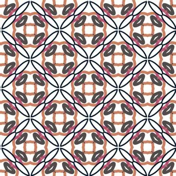 Geometric ornamental vector pattern. Seamless design texture. Stock Illustration