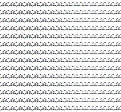 Geometric ornamental vector pattern. Seamless design texture. Illustrazione stock