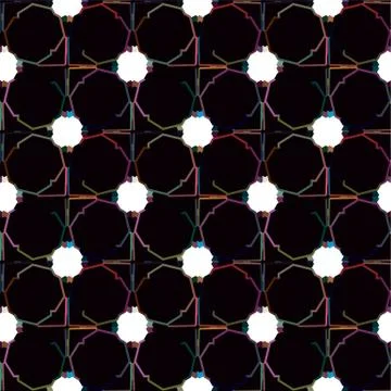 Geometric ornamental vector pattern. Seamless design texture. Illustrazione stock