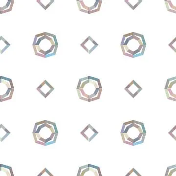 Geometric ornamental vector pattern. Seamless design texture. Stock Illustration