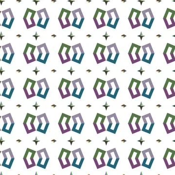 Geometric ornamental vector pattern. Seamless design texture. Stock Illustration