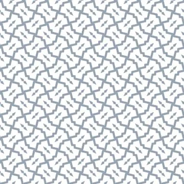 Geometric ornamental vector pattern. Seamless design texture. Illustrazione stock