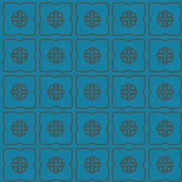 Geometric ornamental vector pattern. Seamless design texture. イラスト素材
