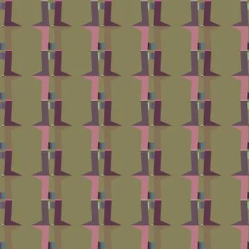 Geometric ornamental vector pattern. Seamless design texture. Stock Illustration