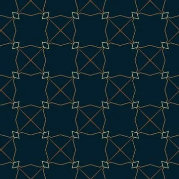 Geometric ornamental vector pattern. Seamless design texture. Illustrazione stock