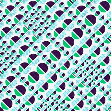 Geometric Ornate Abstract Pattern Stock Illustration