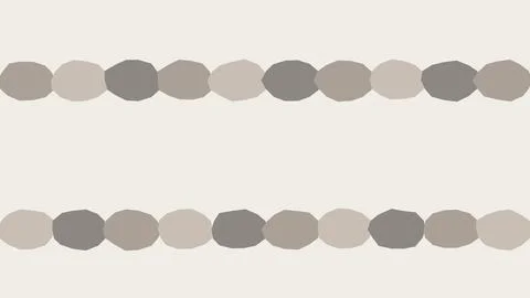 Geometric oval shapes pattern in neutral gradient tones Stock Illustration