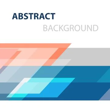 Geometric overlapping business abstract background Stock Illustration