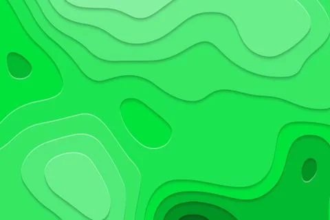 Geometric paper cut background Illustration