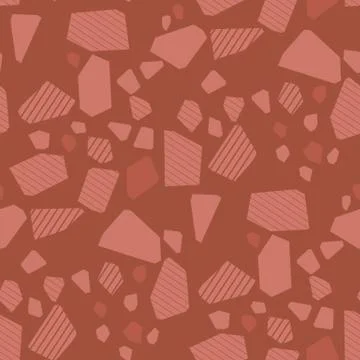 Geometric particles vector seamless pattern イラスト素材
