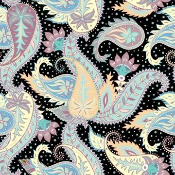 Geometric patchwork pattern of a squares. Illustrazione stock