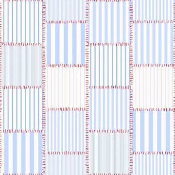 Geometric patchwork pattern of a squares. Illustrazione stock