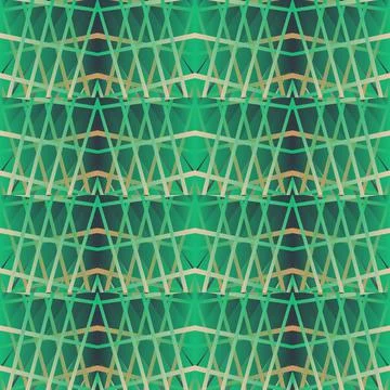 Geometric patchwork tile seamless pattern vector illustration Bright gradient 스톡 일러스트