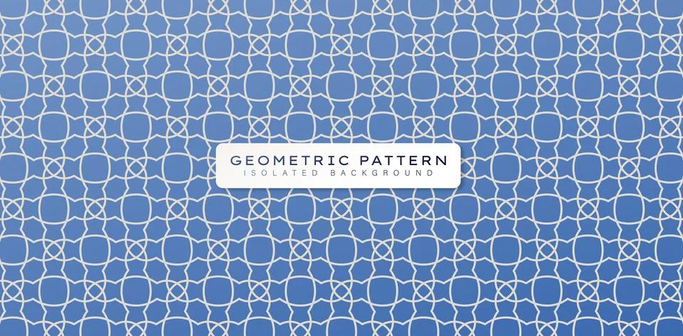 Geometric patten arabesque style Stock Illustration