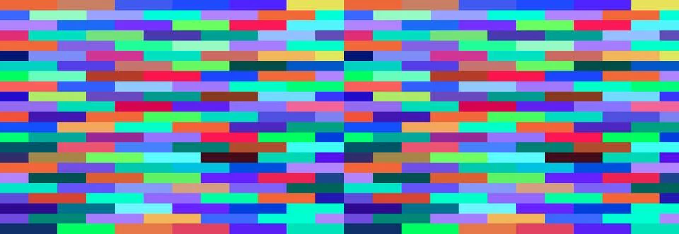 Geometric pattern abstract background multicolored blocks of blue, green and Illustrazione stock