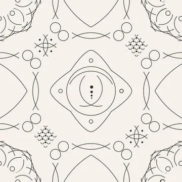 Geometric pattern. Abstract composition Stock Illustration