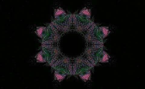 Geometric pattern abstract illustration. digital decor creative background Stock Illustration