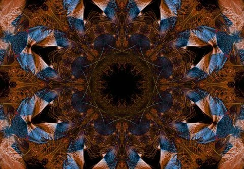 Geometric pattern abstract illustration. digital decor creative background Stock Illustration