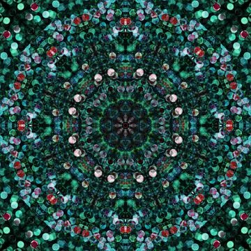 Geometric pattern abstract illustration. digital decor creative background Stock Illustration