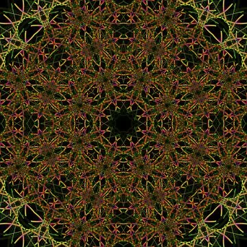 Geometric pattern abstract illustration. digital decor creative background Illustrazione stock