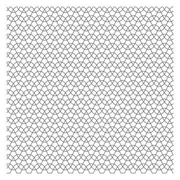 Geometric pattern. Abstract smooth curve line grid Stock Illustration
