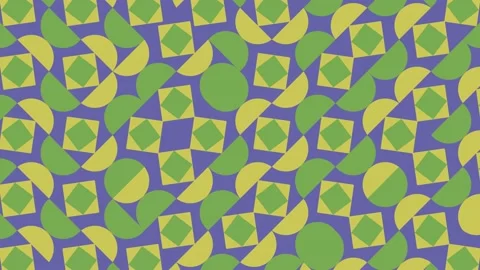 Geometric pattern with abstract very peri violet elements. Motion graphic Video stock 172132522