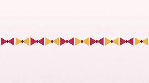 Geometric pattern of alternating red and yellow triangular shapes on white .. Stock Illustration