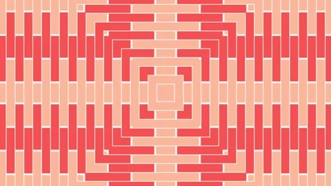 Geometric pattern animated background, geometrical ornament in decorative style Stock Footage 150952258