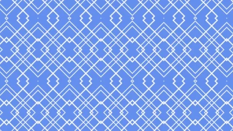 Geometric pattern animated background, geometrical ornament in decorative style Stock Footage 150952339