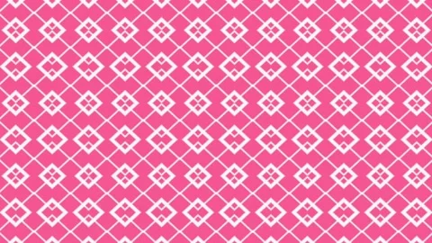 Geometric pattern animated background, geometrical ornament in decorative style Stock Footage 154697542