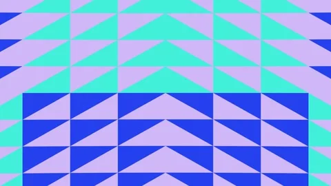 Geometric Pattern Animation with Triangles and Colors. Stock Footage 329292079