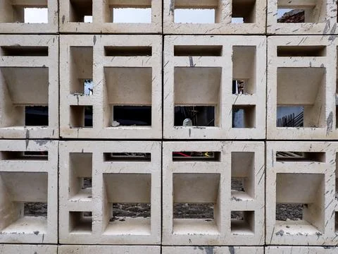 Geometric Pattern Architectural Design From a pile of rosters Stock Photos