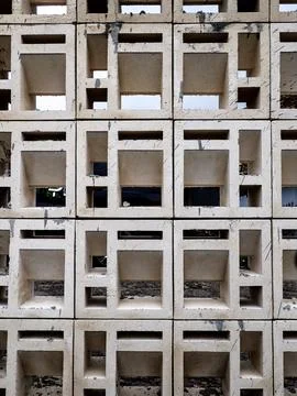 Geometric Pattern Architectural Design From a pile of rosters Stock Photos