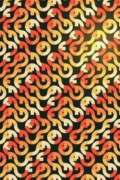 Geometric Pattern with Arrows and Circles Stock Photos