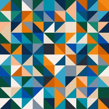 Geometric pattern backdrop. Cool colorful trendy design 스톡 일러스트