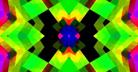 Geometric Pattern Background Abstract Flower Floral Symmetric Design Stock Illustration