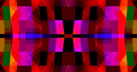 Geometric Pattern Background Abstract Flower Floral Symmetric Design Stock Illustration