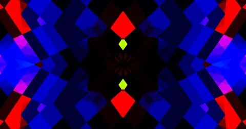 Geometric Pattern Background Abstract Flower Floral Symmetric Design Stock Illustration