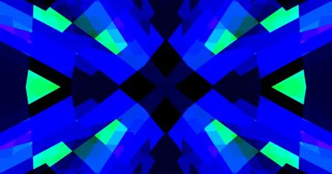 Geometric Pattern Background Abstract Flower Floral Symmetric Design Stock Illustration