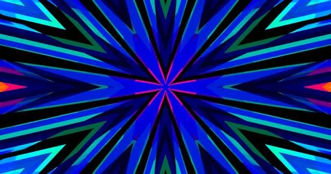 Geometric Pattern Background Abstract Flower Floral Symmetric Design Stock Illustration