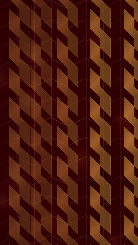 Geometric Pattern Background: Abstract Herringbone and Diamond Shapes in Br.. Stock Footage 347697420