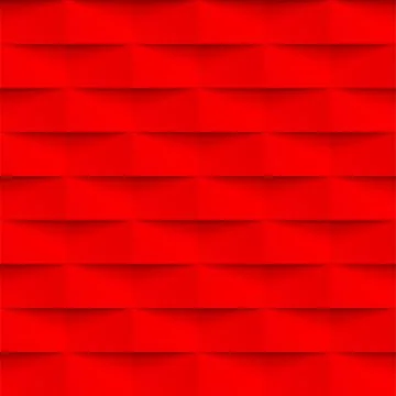 Geometric pattern background abstract red 3d vector brick wall texture Stock Illustration