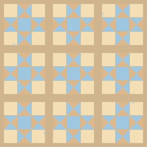 Geometric Pattern Background - Abstract Squares and Triangles in Beige Tones Stock Footage 347810125