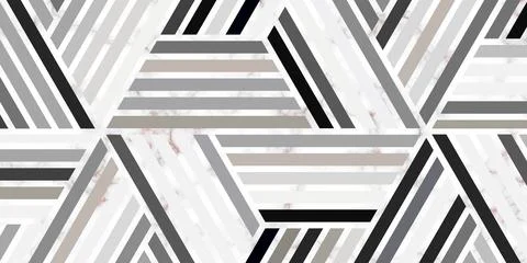 Geometric pattern background design with polygonal shape and marble texture Illustrazione stock