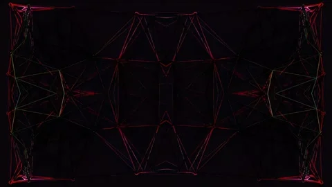 Geometric Pattern Background, Digital Art and Technology Vídeos de archivo 341679524