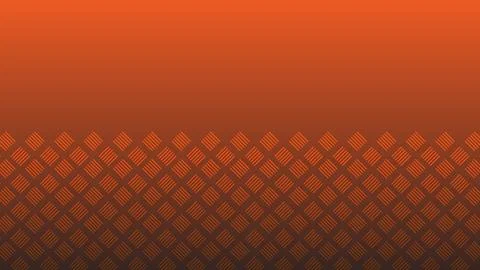 Geometric Pattern Background with Gradient Orange and Modern Linear Design Illustrazione stock